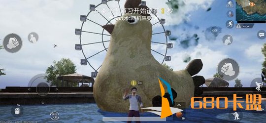 绝地求生外挂和平精英游乐园现新玩法!落地只知道捡物资你