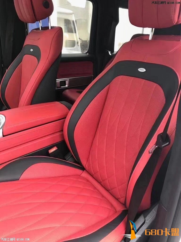 全新奔驰G500白/红 黑/红提车价格
