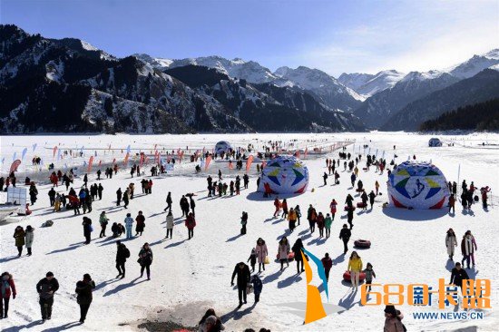 （經濟）（1）新疆天池：冬季旅游持續增溫