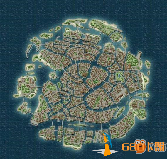 疑似和平精英第五张新地图“海上水城” 吃鸡手游丧尸模式即将到来？